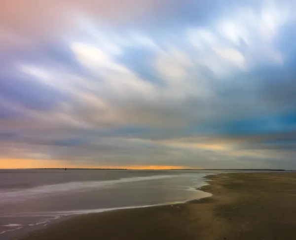 The mouth of Charleston Harbor, S.C., from Sullivans Island.