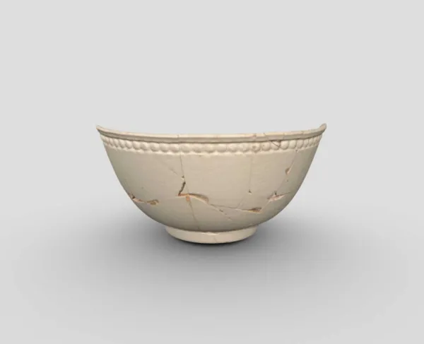 3D model of a reconstructed English creamware tea cup