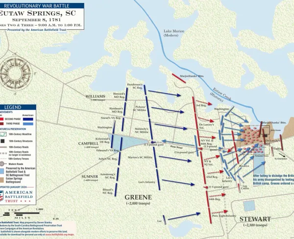 Eutaw Springs | Sep 8, 1781 | Phases Two & Three