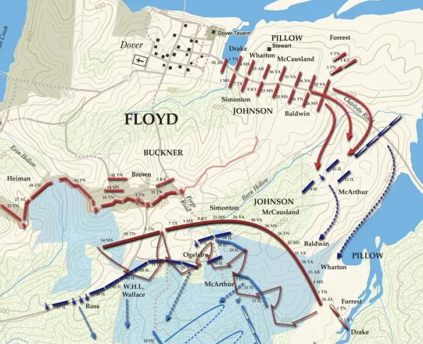 Fort Donelson | Feb 15, 1862 | 7 - 10:30 am (May 2020)
