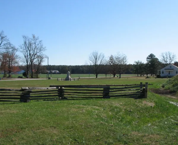 Fort Wadsworth, a part of the Globe Tavern Battlefield