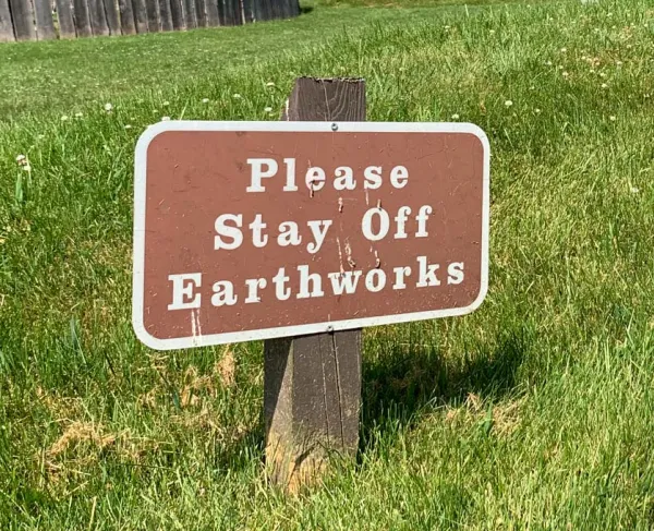 Earthworks at Fort Necessity National Battlefield, Farmington, Pa.