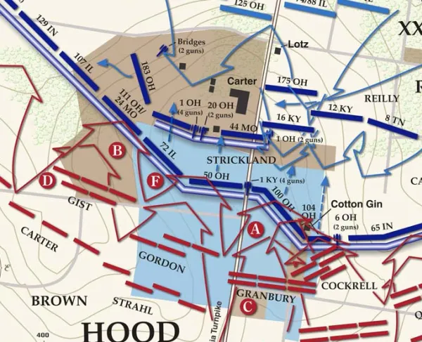 Franklin | Nov 30, 1864 | Confederate Breakthrough