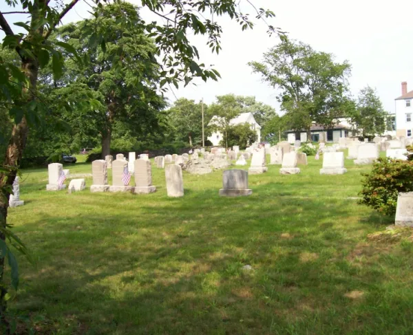 Tombstones in the Friends Meeting House Cemetery, Portsmouth, RI1