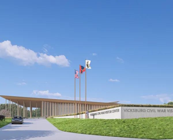 Concept design for new Vicksburg visitor center