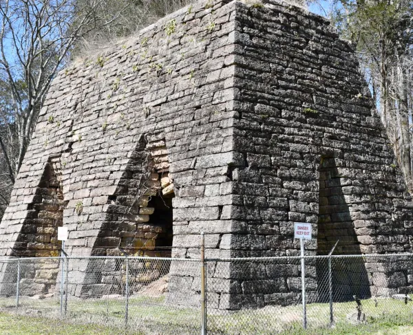 Historic Cedar Grove Furnace on Cedar Creek near the Tennessee River in Perry County, Tenn.