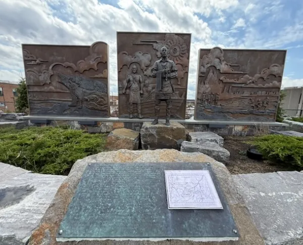Oneida Carrying Place Sculpture