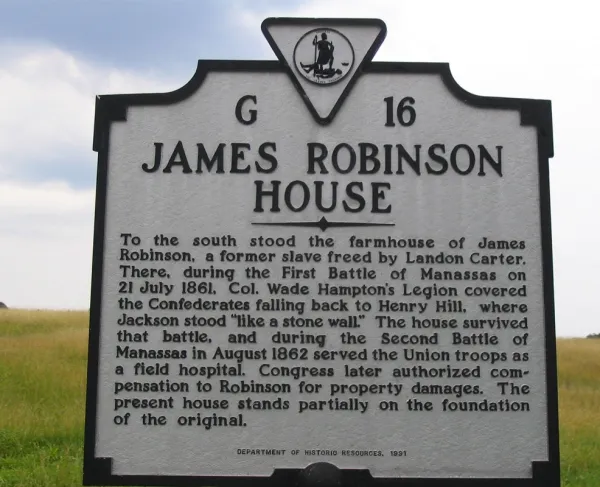 James Robinson House Historical Marker