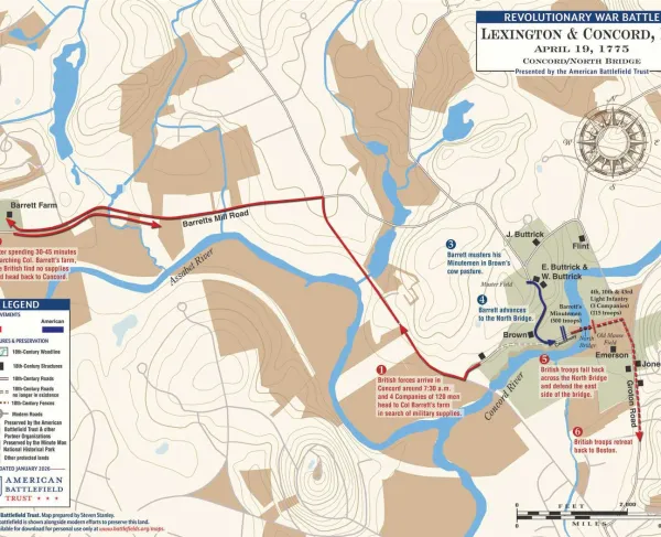 Lexington & Concord | Apr 19, 1775 | Concord/North Bridge