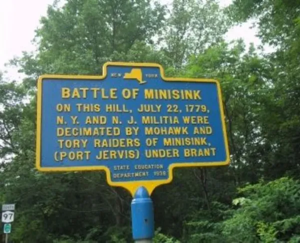 Marker to the Battle of Minisink