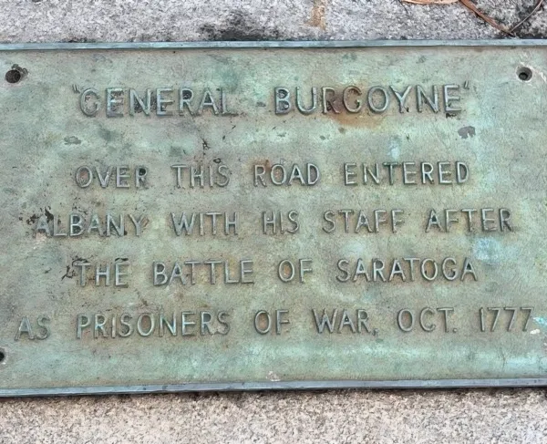 Site of Burgoyne's entry into New York
