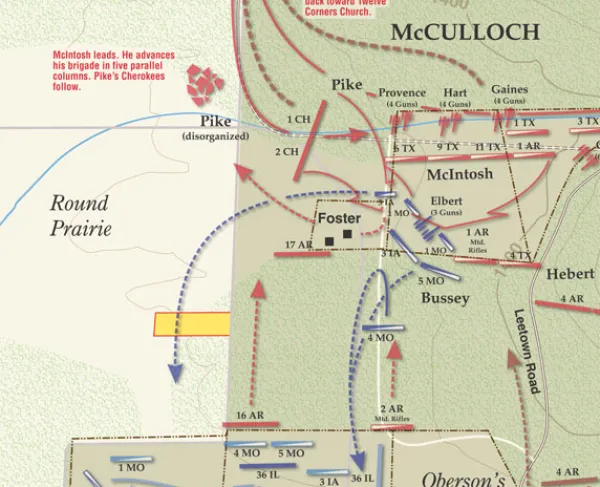 Pea Ridge | Leetown Fight | Mar 7, 1862