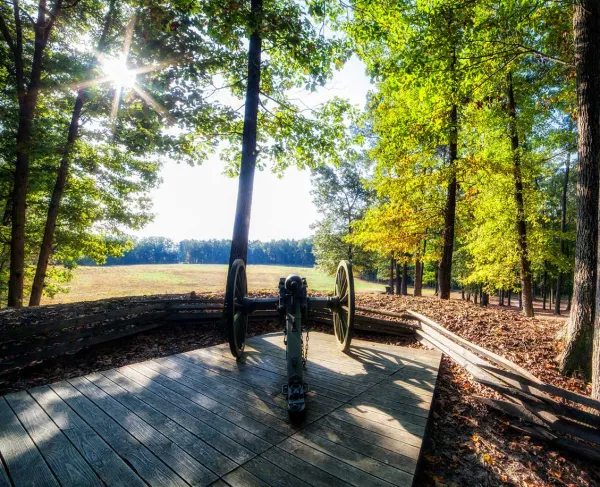 The Breakthrough Trail at Pamplin HIstorical Park, Petersburg, Va.