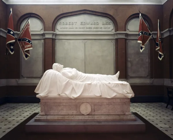 Recumbent Robert E. Lee, Washington & Lee University, Lexington, Virginia 