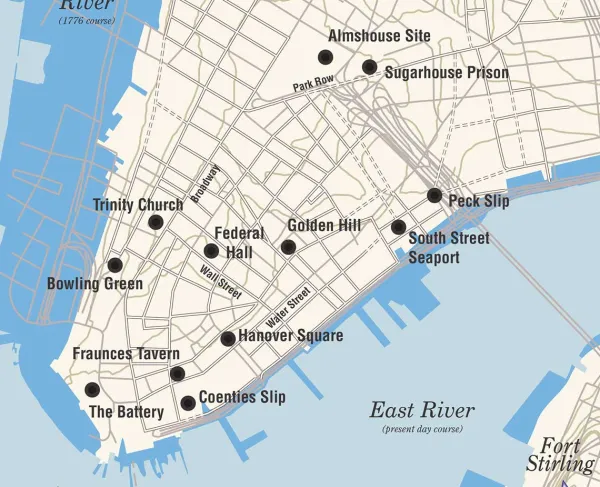Revolutionary War Sites in New York City