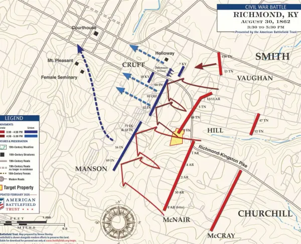 Richmond | Aug 30, 1862 | 3:30 to 5:30 pm