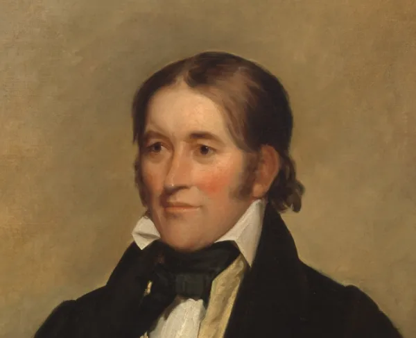 Portrait of Davy Crockett