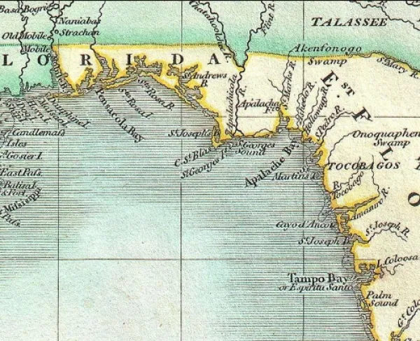 East and West Florida with 1803 American Claims