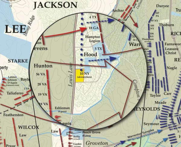 Second Manassas | Longstreet's Assault | Aug 30, 1862 | 3:45 to 4:30 p.m.