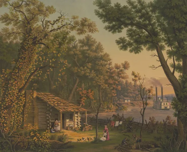 Settlers First Blockhouse, 1870