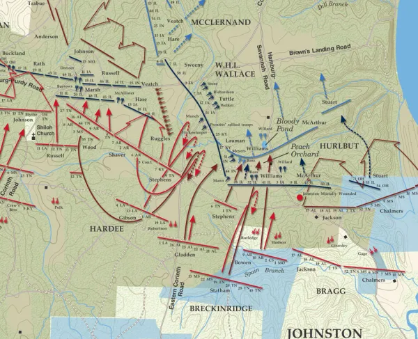 Shiloh | Apr 6, 1862 | Noon to 4:30 pm
