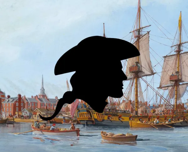 Generic placeholder image for Silas Talbot with an NHHC painting as the background