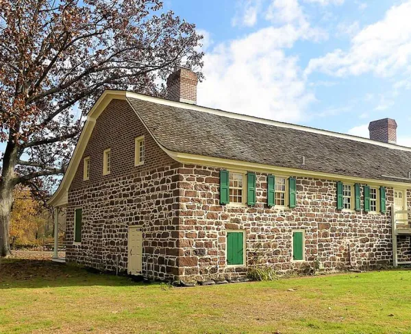 The Zabriskie-Steuben house at Historic New Bridge Landing