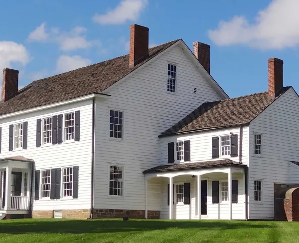 Facade of the Van Horne House
