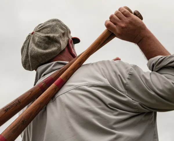 A striker (or batter) for Flemington Neshanock