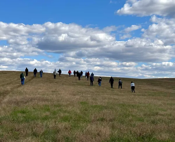 Capital One Salute Volunteers at Buford’s Knoll, Brandy Station Battlefield, Va.