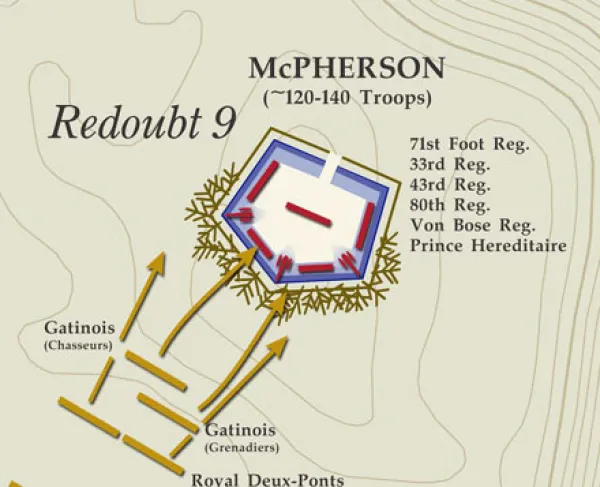 Yorktown | Assaults on Redoubts 9 and 10 | Oct 14, 1781
