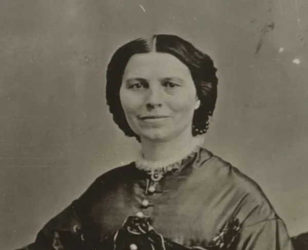 Clara Barton, Three-Quarter Length Portrait, Seated, Facing Front