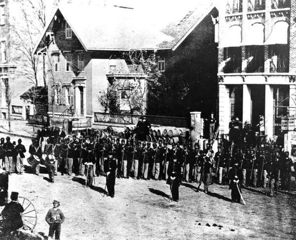 A portion of the 127th Ohio Volunteer Infantry