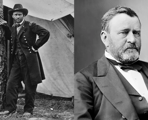 General Ulysses S. Grant at Cold Harbor; President Grant's portrait