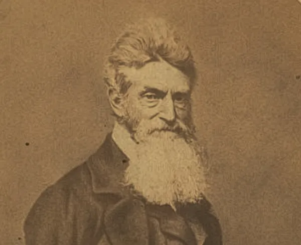 Portrait of John Brown, May 1859. Photograph by Martin M. Lawrence.