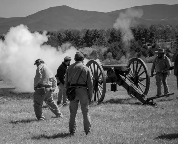 Lee's Headquarters Artillery Demonstration