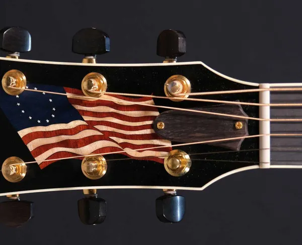 Liberty Tree Guitar Headstock