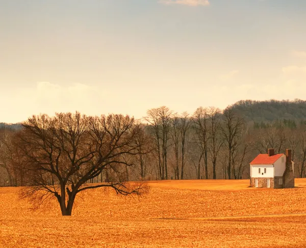 A photograph of the Monocacy National Battlefield on an autumn day.