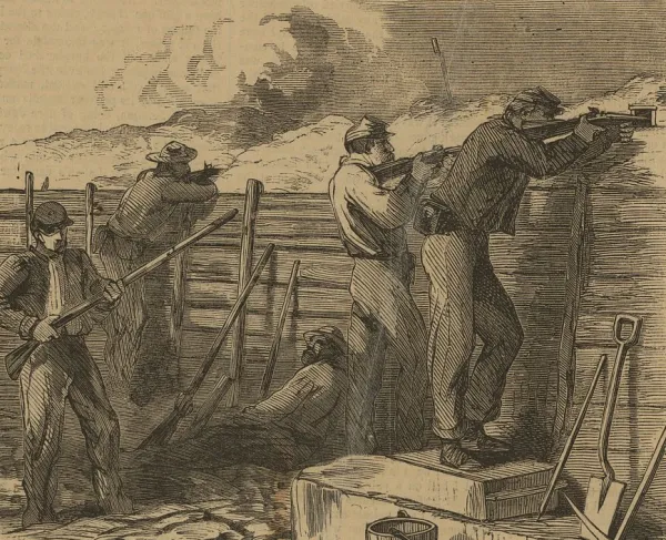 Sharpshooters in Trenches