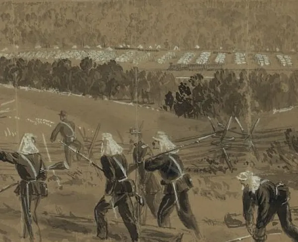 Civil War Soldiers Sketch