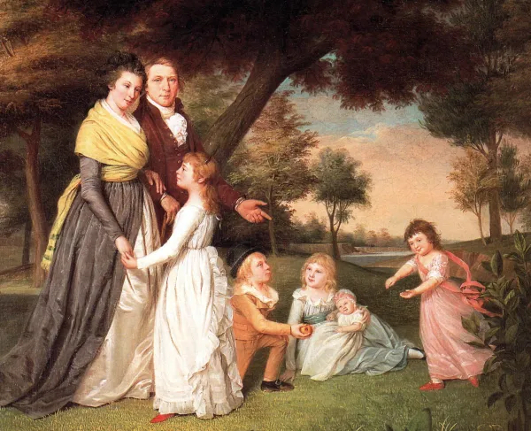 Painting of James Peale's Family