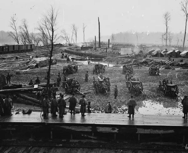Johnsonville, Tenn. Camp of Tennessee Colored Battery