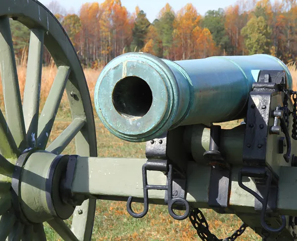 Confederate 6-Pounder Cannon at Malvern Hill