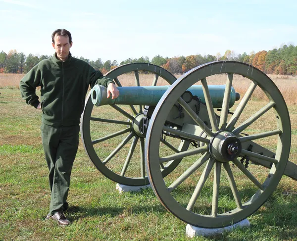 Bobby Krick on the Malvern Hill Battlefield
