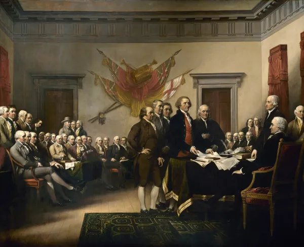 Declaration of Independence (1819), by John Trumbull