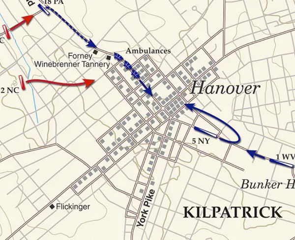 Hanover | First Phase of Fighting | June 30, 1863 (March 2020)