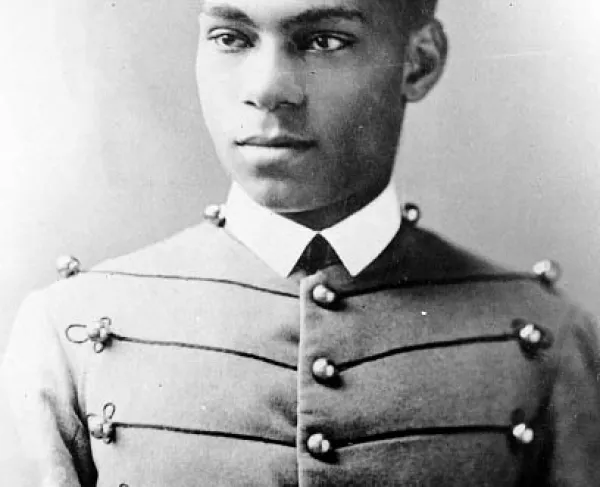 This is a portrait of Henry Ossian Flipper— the first black graduate of the United States Military Academy. 