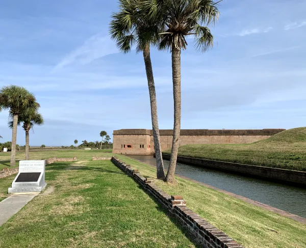 Immortal 600 Monument at Fort Pulaski