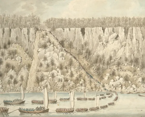 Drawing of Fort Lee