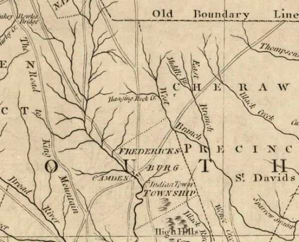 This is a map of South Carolina. 